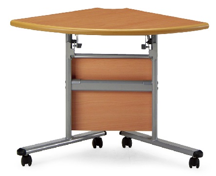1/4圓角桌檯面板可掀式折合桌/上課桌 FCT-60RH
